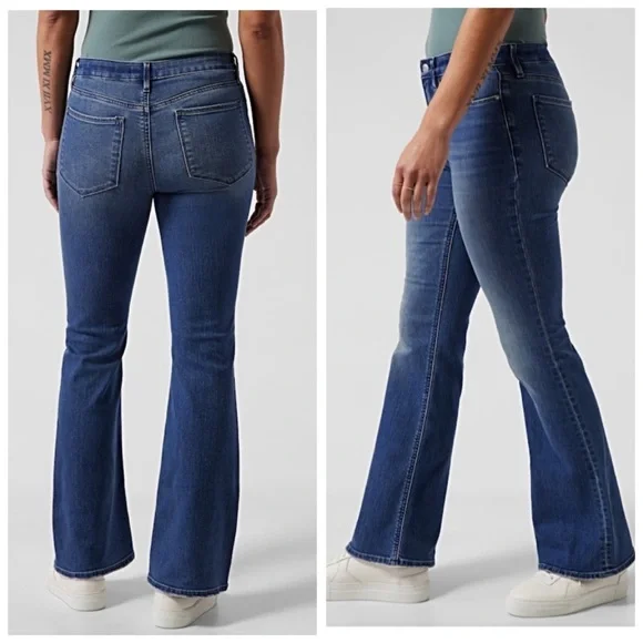 🔥 ATHLETA Skulptek Jeans 360*-Stretch for Ultimate Comfort SIZE 6  NWTS-$120 - Picture 6 of 8
